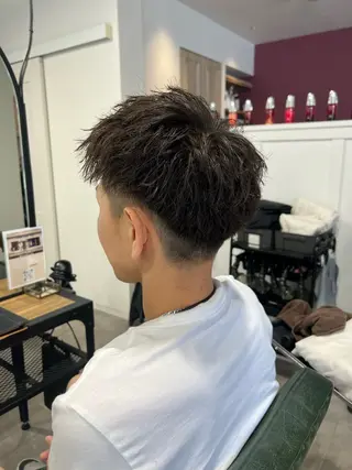 パーマ メンズ 透明感カラー 🫧ゆうしん/平尾のヘアスタイル