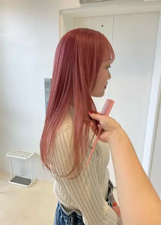ロング minatsu 東京の技術を京都でのヘアスタイル