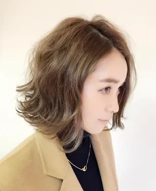 セミロング カラー ヘアアレンジ ネイル マツエク・マツパ 吉川 宙翔のヘアスタイル