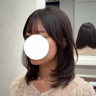 ロング カラー 結べるレイヤーカット /カラー/あさかのヘアスタイル