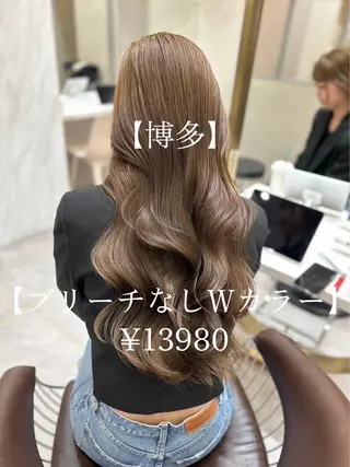 ロング カラー ヘアアレンジ 【博多髪質改善】 吉村 清志のヘアスタイル
