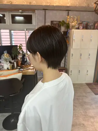 ショート モテ髪/ボブ/ショー ト/アダチフウトのヘアスタイル