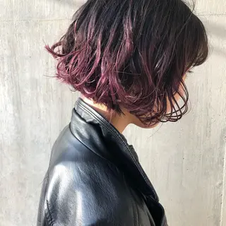ミディアム カラー ショート職人 美容師【KENTA】のヘアスタイル