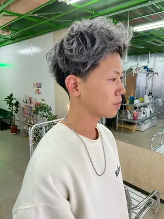 ショート カラー 美髪ナチュラルヘア のぐちよしきのヘアスタイル