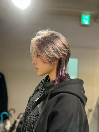 ショート カラー ヘアアレンジ 💍透明感×韓流ハイ トーン💍RYUTAのヘアスタイル