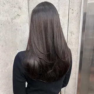 ロング カラー ヘアアレンジ 縮毛矯正特化 指名No.1shunのヘアスタイル