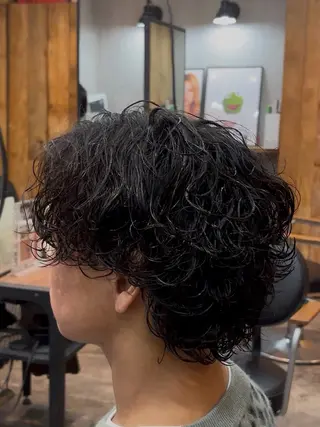 パーマ メンズ 野中 慈穏のヘアスタイル