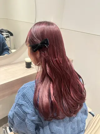 ロング 🎀ноиокa🎀 レイヤー×暖色カラーのヘアスタイル