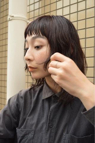セミロング kai🐇似合わせ レイヤーカットのヘアスタイル