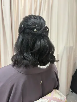 ヘアアレンジ ヘアサロン ミカヅキのヘアスタイル