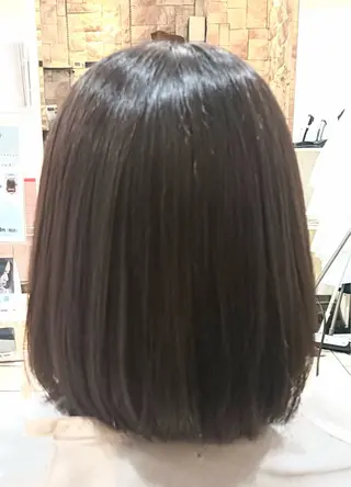 ミディアム カラー 透明感カラー×美眉 🎀大西みゆう🎀のヘアスタイル