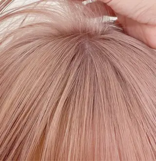 セミロング カラー Muミュー/ブリーチ ハイトーン　Wカラーのヘアスタイル
