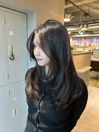 ロング 心斎橋ヘアカラー 海外ﾚｲﾔｰ/マリナのヘアスタイル