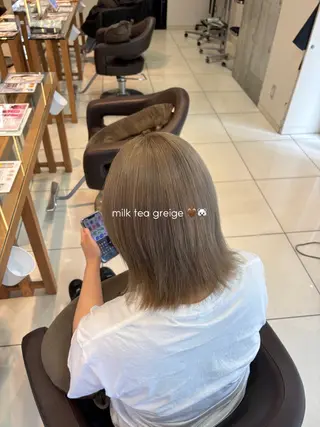 ミディアム カラー 🪄 カラーモ デル募集中/シンカのヘアスタイル