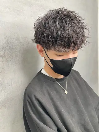 パーマ メンズ 静岡 / 毛流れ特化 /下居真大のヘアスタイル