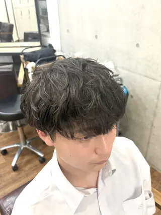 ショート パーマ メンズ 【メンズ特化】 横浜美容師kuのヘアスタイル