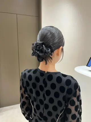 ミディアム カラー ヘアアレンジ 泉愛美/銀座美容師 /暖色カラー/ボブのヘアスタイル