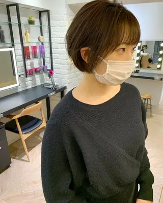 ショート レイヤーカット 鈴木駿介のヘアスタイル