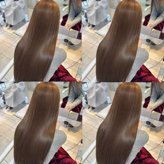 ロング カラー 【髪質改善特化】 艶髪/透明感カラーのヘアスタイル