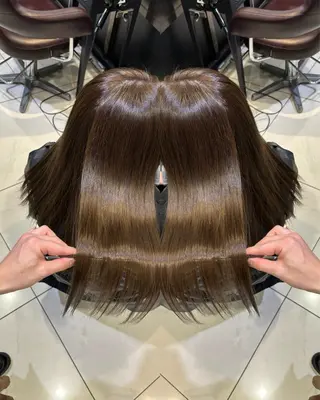 ロング カラー 🩵レイヤー✖︎ 髪質改善🩵リョウヤのヘアスタイル