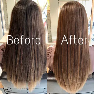 ロング 山本美月🫧艶カラー 🐬暖色カラー🫧のヘアスタイル