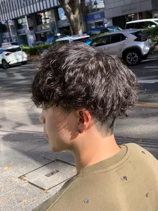 ショート パーマ 山本 章人のヘアスタイル