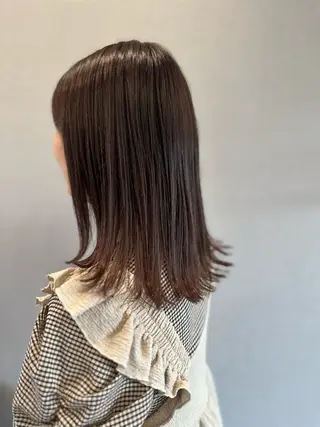 ミディアム カラー K Harukaのヘアスタイル
