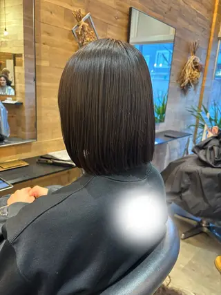 ショート 工藤 璃乃 /ぱつっとボブのヘアスタイル