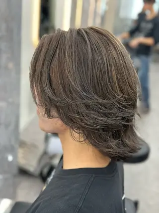 カラー メンズ メッシュパーマ支持率 ◎大宮/隼也のヘアスタイル