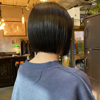 ミディアム 比嘉 陽のヘアスタイル