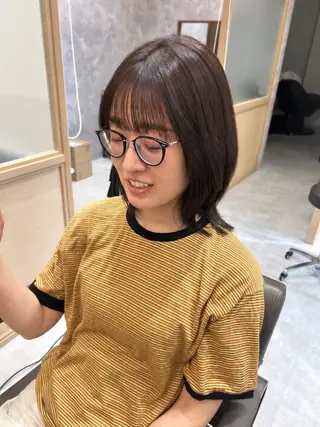 ミディアム 久木原 ゆりのヘアスタイル
