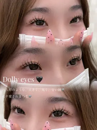 マツエク・マツパ 髙栁 花舞のマツエク・マツパデザイン