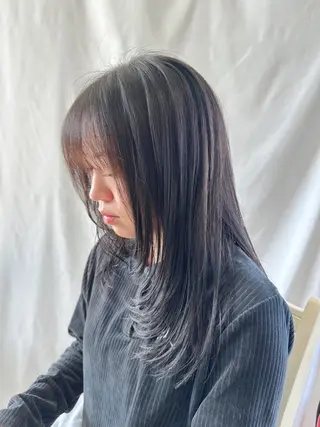ロング KO コウ 【SARA 新宮店】のヘアスタイル