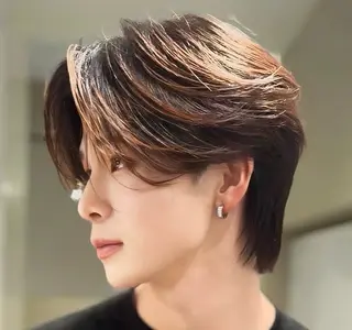 パーマ メンズ ✨艶髪縮毛矯正✨ 艶カラー🌈牧野大耀のヘアスタイル