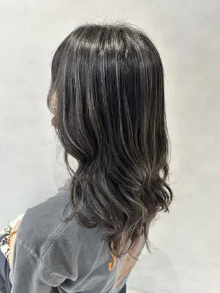 セミロング カラー ヘアアレンジ 💎ハイライトカラー /髪質改善カラー💎のヘアスタイル