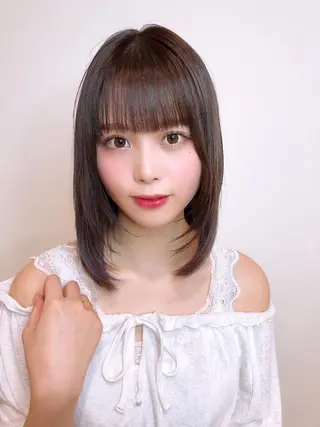 ミディアム 永野 良一のヘアスタイル