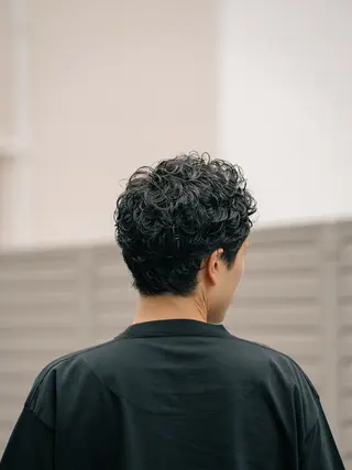 ミディアム カラー パーマ メンズ 🔗メンズサロン🔗 Kieのヘアスタイル