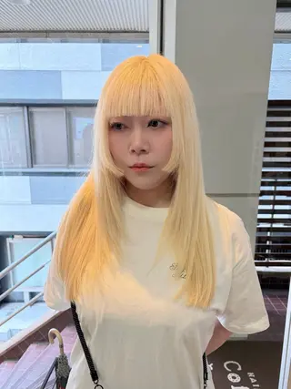 ロング カラー 甲斐 司のヘアスタイル
