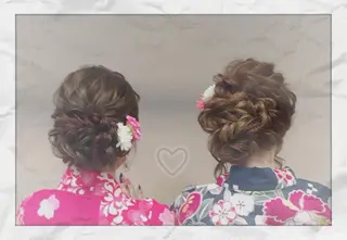 ロング ヘアアレンジ ヘアセット/着付け 𓇼 まつもと𓇼のその他イメージ