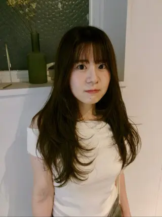 ロング カラー 福島kico ナカウチのヘアスタイル
