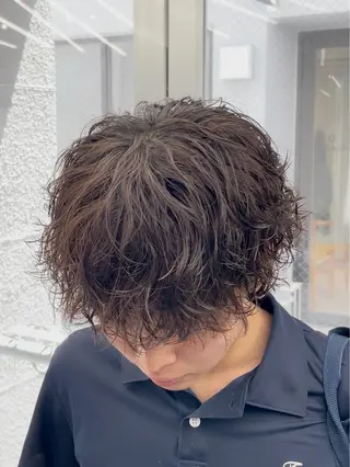 パーマ メンズ 【OVARL】メンズ パーマ/さかしょーのヘアスタイル