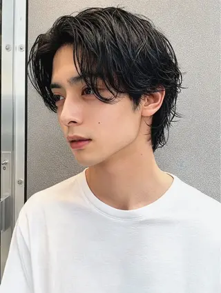 ミディアム パーマ color coutureのヘアスタイル
