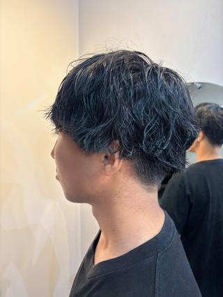 メンズ KAHOE🍒 縮毛矯正/艶カラーのヘアスタイル