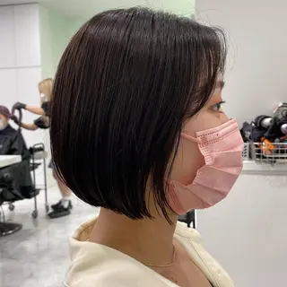 ショート センターパート特化 井上健太のヘアスタイル
