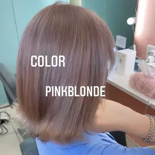ショート カラー エクステ🩵ブリーチ 韓国ヘア🩵KAEのヘアスタイル