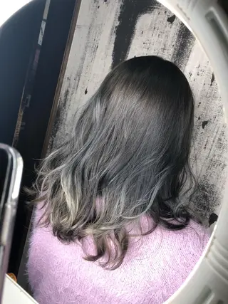 ミディアム カラー ＡＩMEN 早稲田店のヘアスタイル