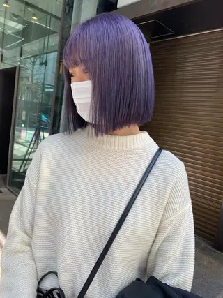 ミディアム カラー ヘアアレンジ SHACHU ayamiのヘアスタイル