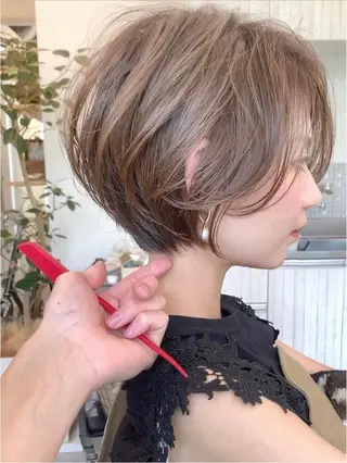 ショート 福本 可奈子のヘアスタイル