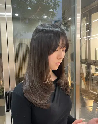 ロング レイヤーカット 🌱 はるかのヘアスタイル