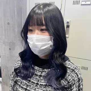 ミディアム カラー パーマ ヘアアレンジ メンズ キッズ ネイル マツエク・マツパ アイブロウ 似合わせカラー♡髪質 改善🎀サトカ🍒のヘアスタイル